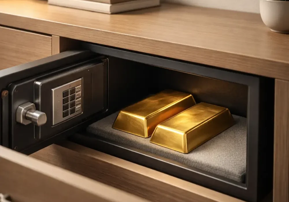 أفضل طرق تخزين الذهب في المنزل