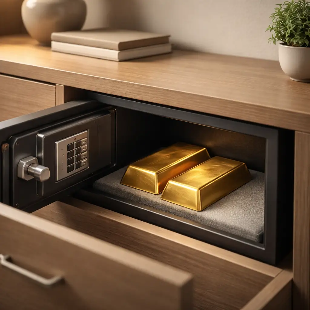 أفضل طرق تخزين الذهب في المنزل