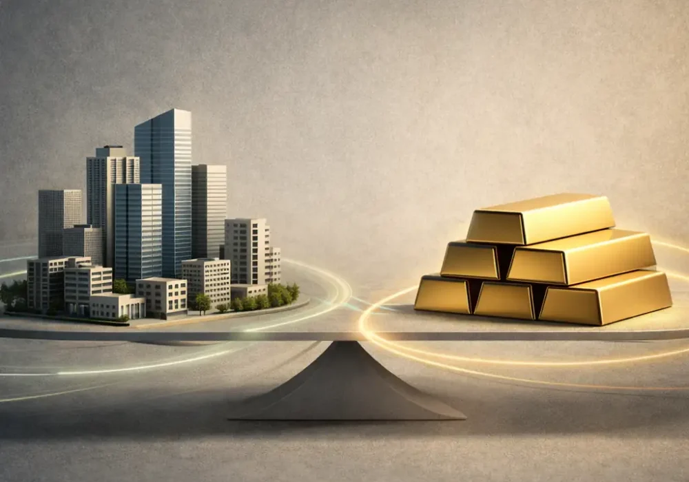 أيهما أفضل الاستثمار في العقار أم الذهب؟