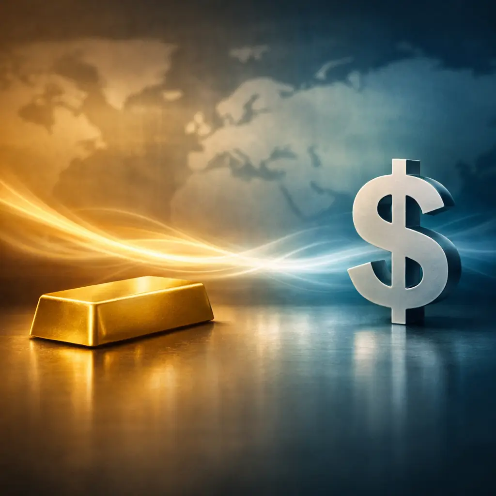 ما هي علاقة سعر الذهب بسعر الدولار؟